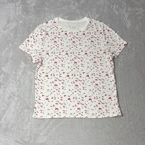 Floral Shirt - White and Red Size XXL